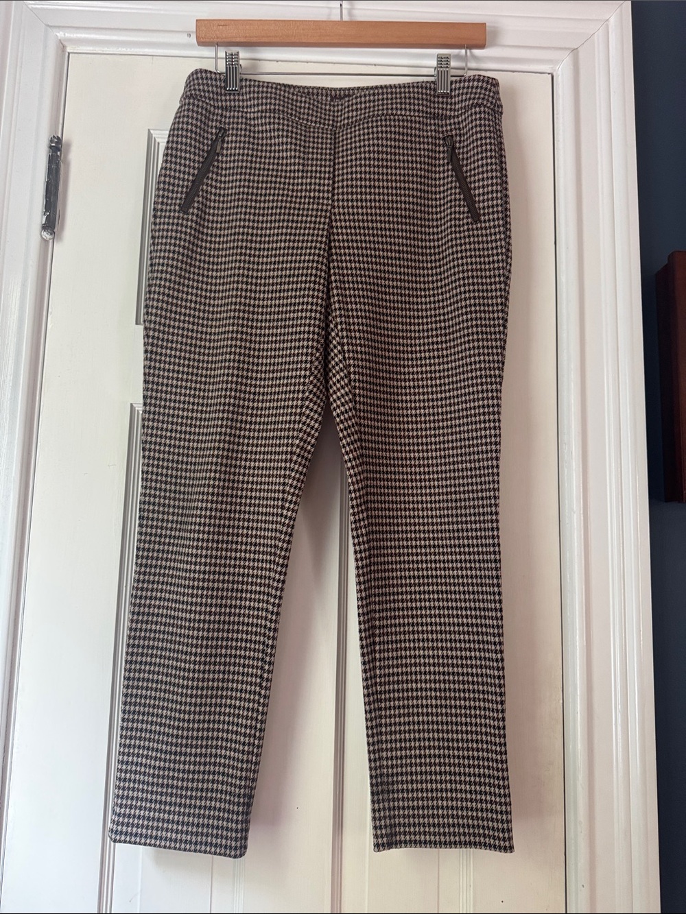 J McLaughlin Houndstooth Pants - Brown/Black